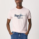 Pepe Jeans Ανδρική κοντομάνικη μπλούζα Golders N Paint Effect T-Shirt With Logo